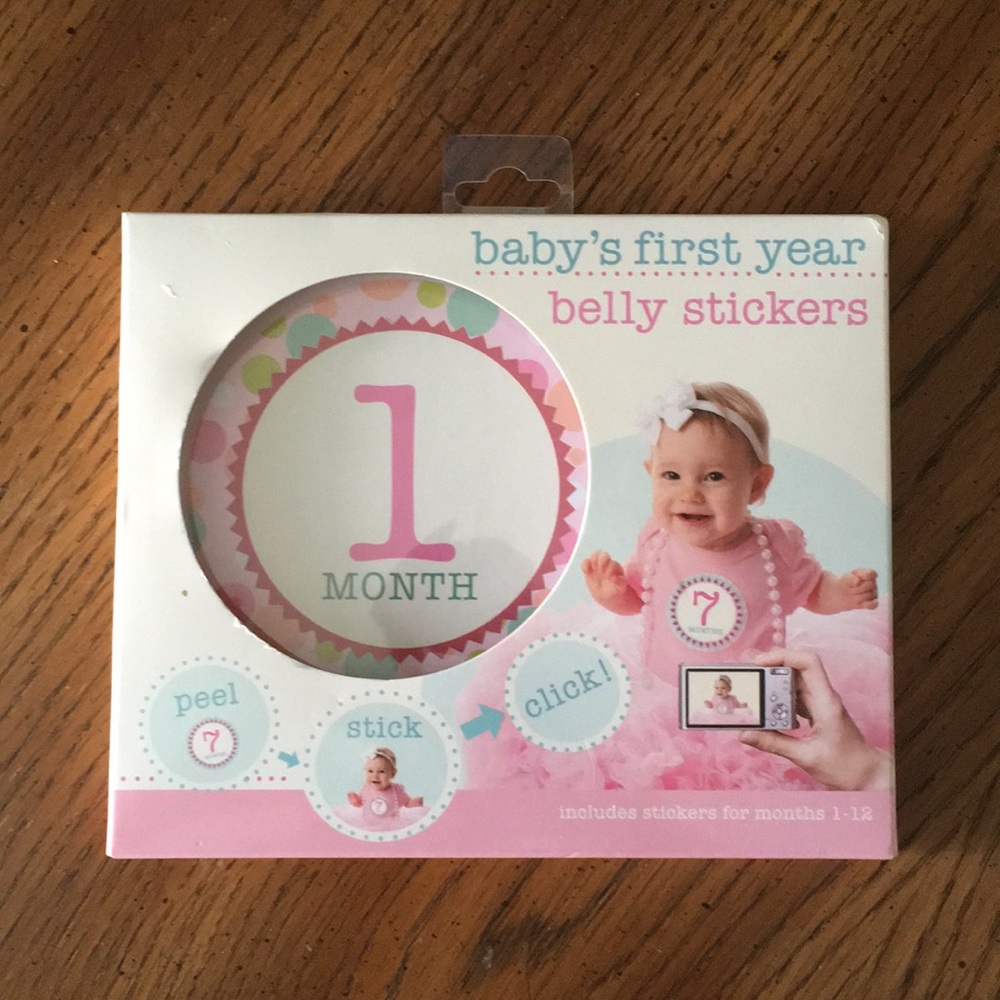 6 for $20 First Year Tummy Stickers for Photos